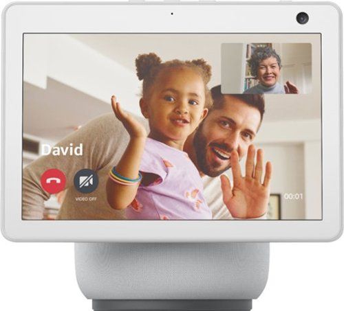 Amazon - Echo Show 10 (3rd Gen) HD Smart Display with Motion and Alexa - Glacier White | Best Buy U.S.
