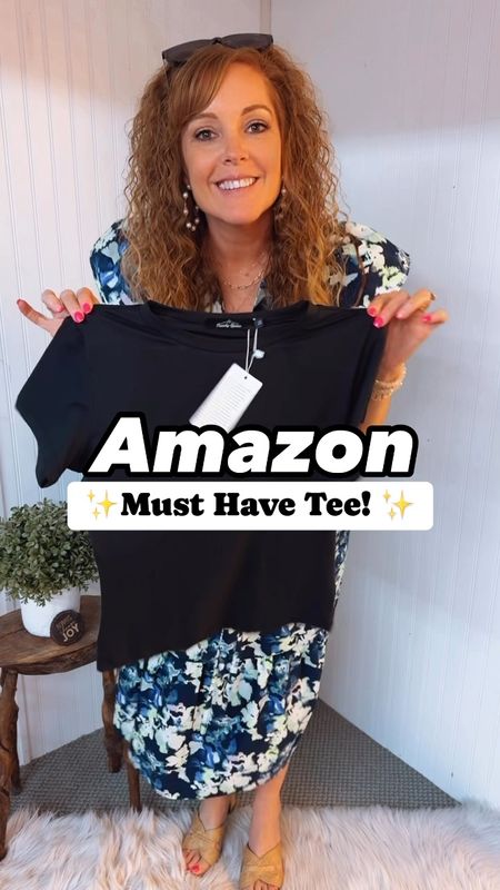 Amazon Trendy Queen Womens Basic T-Shirts Scoop Neck Short Sleeve Crop Tops Cute Summer Tops Slim Fit Tees Y2k Clothing 2024 / basic tee / layering tee / summer tee / work outfit / travel outfit / date night outfit 

Basic tee- sized up to medium 
Denim skirt- wearing size 4, TTS
romper- size small, TTS
Sanuk sandals- size 8, TTS 
Walmart sandals - size 8, TTS 

#LTKWorkwear #LTKFindsUnder50 #LTKSaleAlert