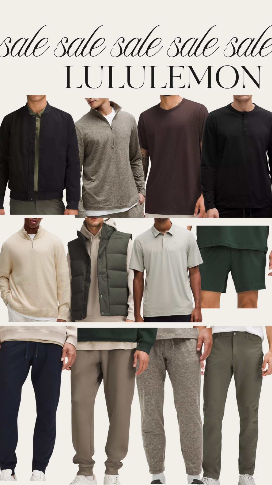 Lululemon men’s sale!! 

#LTKSaleAlert