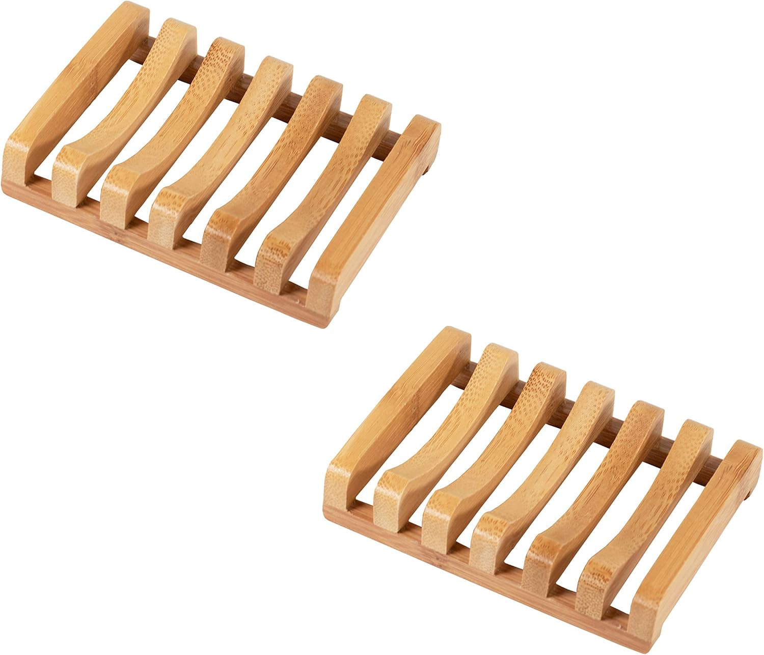 Bamboo Naturals Bamboo Soap Dish, Made of 100% Sustainable Bamboo, Odor Resistant, Stylish Additi... | Amazon (US)