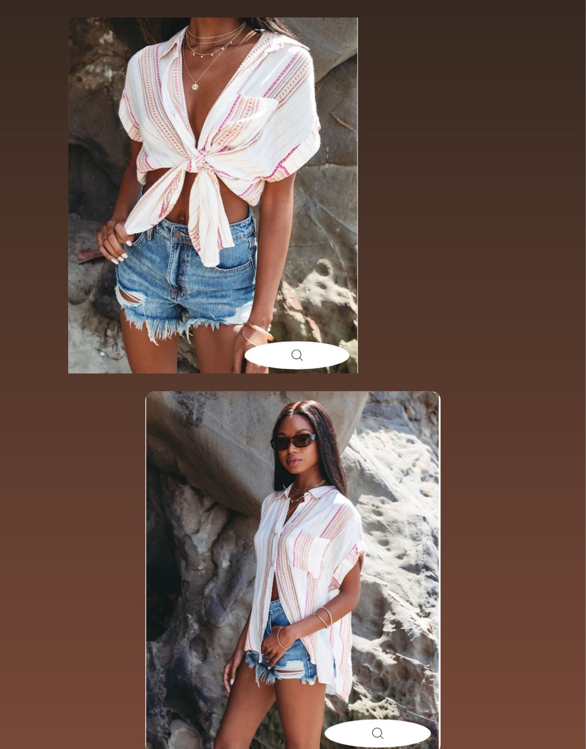 Ordered this cute top for Florida! Love how you can tie it up with high waisted jean shorts. Use code STYLE25 for 25% off

#LTKunder50 #LTKstyletip #LTKFind