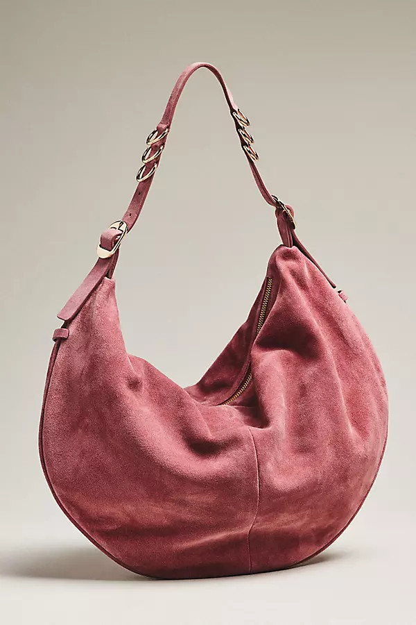 Belted Suede Hobo Bag | Anthropologie (US)