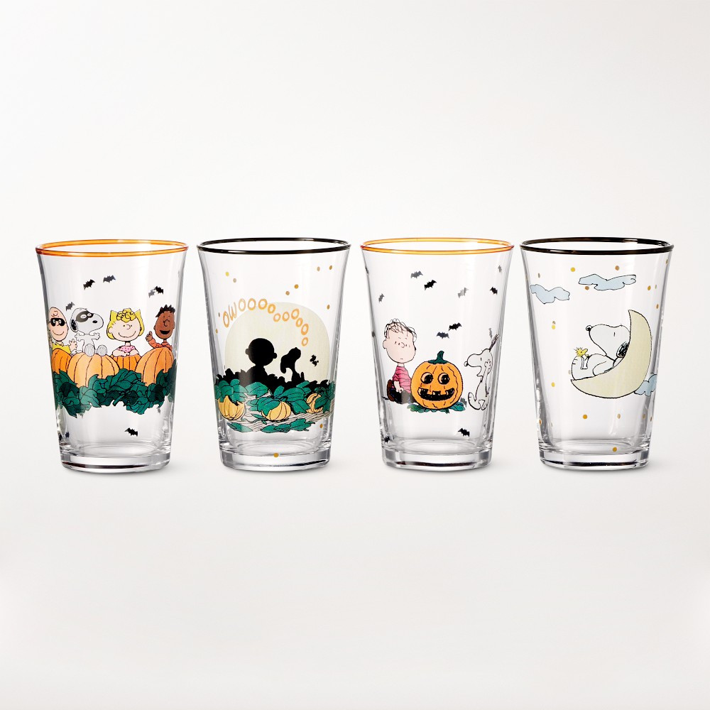 PEANUTS™ x Williams Sonoma The Great Pumpkin Tumblers, 9-oz, Set of 4 | Williams-Sonoma