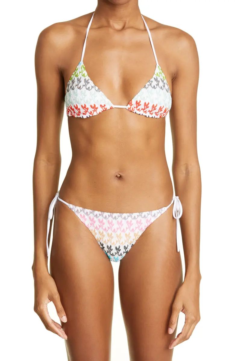 Knit Lace Two-Piece Swimsuit | Nordstrom