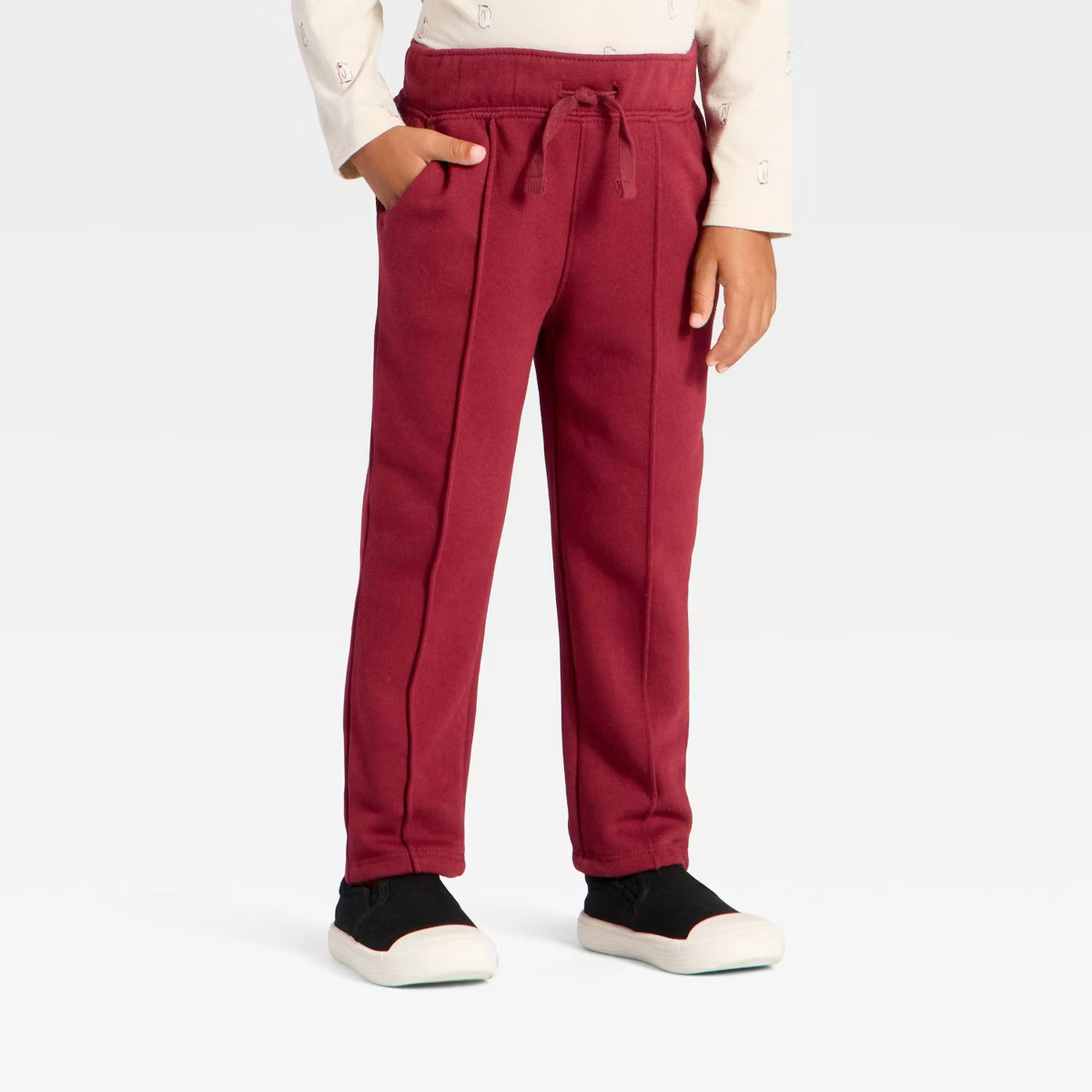 Toddler Boys' Holiday Pintuck Pants - Cat & Jack™ Black 5T | Target