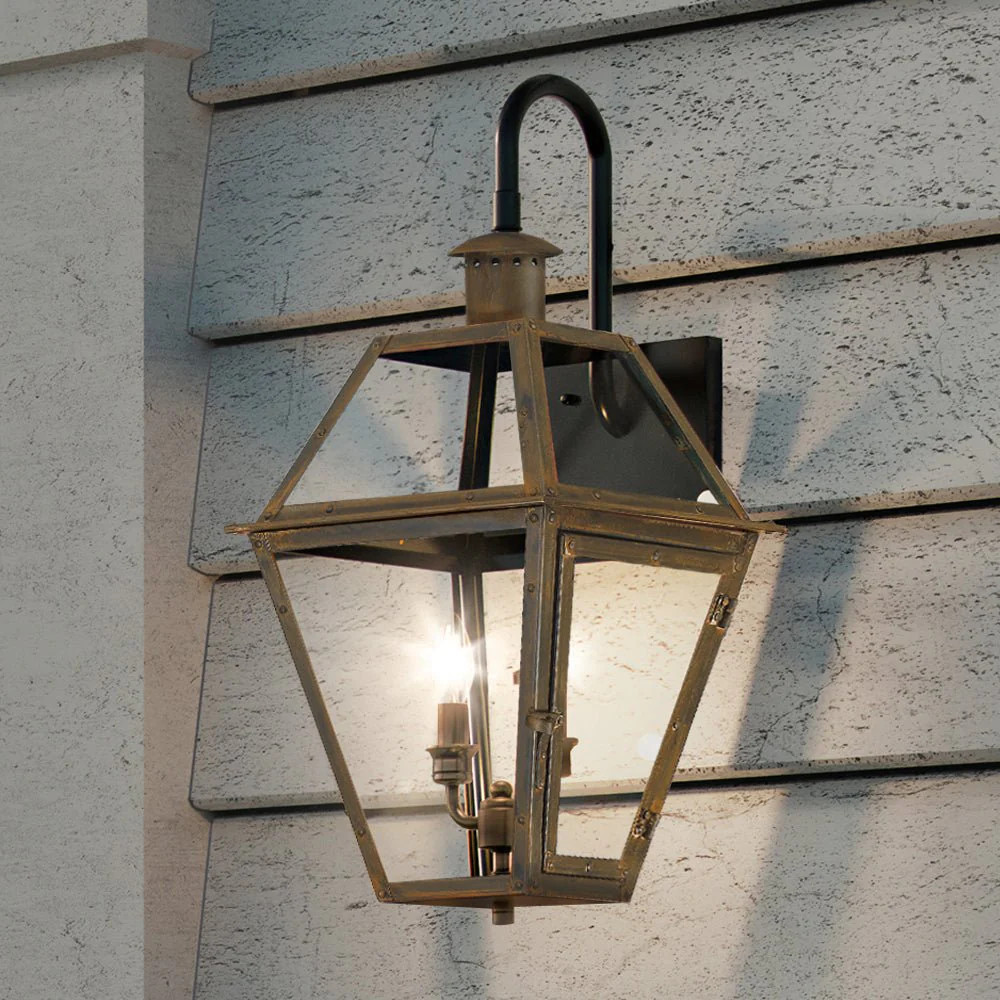 UQL1377 Historic Outdoor Wall Light, 22.5"H x 10.5"W, Bygone Bronze Finish, Paris Collection | Urban Ambiance, Inc.