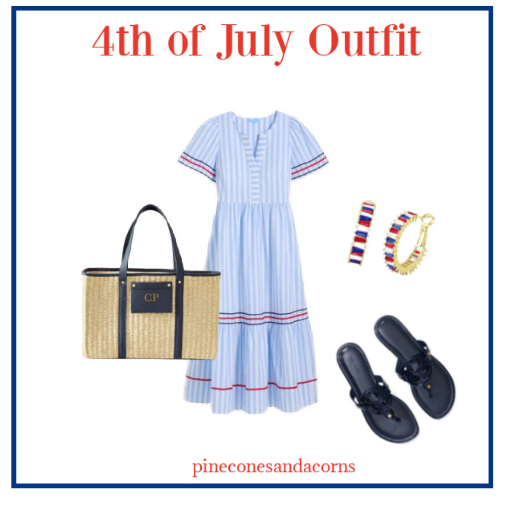 4th of July inspiration! This gorgeous dress can be worn all summer but would look fabulous on the patriotic holidays. 

#LTKover40 #LTKSeasonal