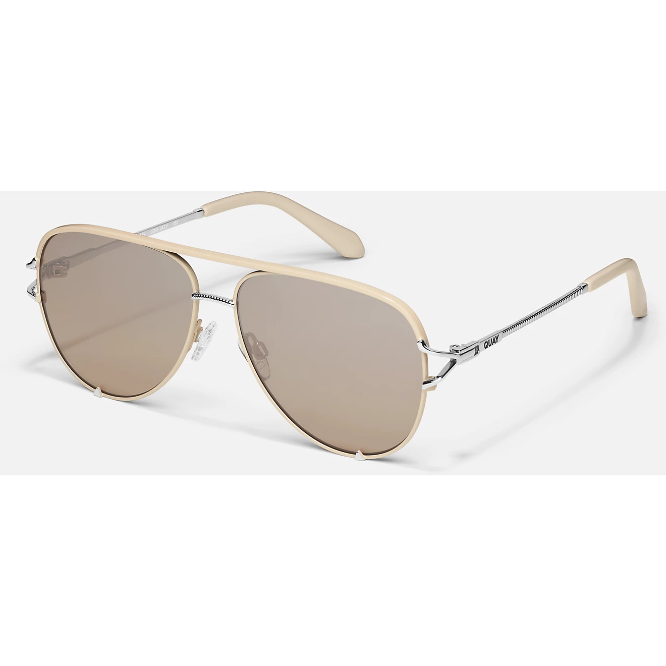 QUAY High Key Twist Aviator Sunglasses | Academy Sports + Outdoors