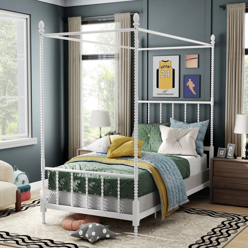 Magdaleno Metal Canopy Bed | Wayfair North America