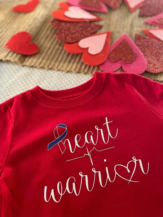 PERSONALIZED Heartbeat/heart Warrior Toddler T-shirt | Etsy | Etsy (US)