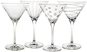 Mikasa Cheers Martini Glass, 10-Ounce, Set of 4 | Amazon (US)
