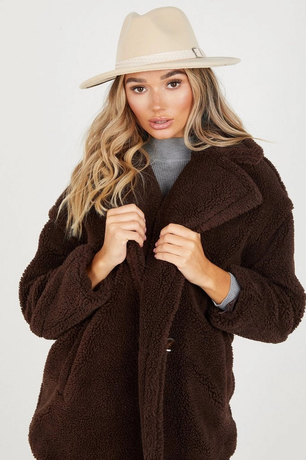 Cream Fedora Hat | Quiz Clothing (UK)