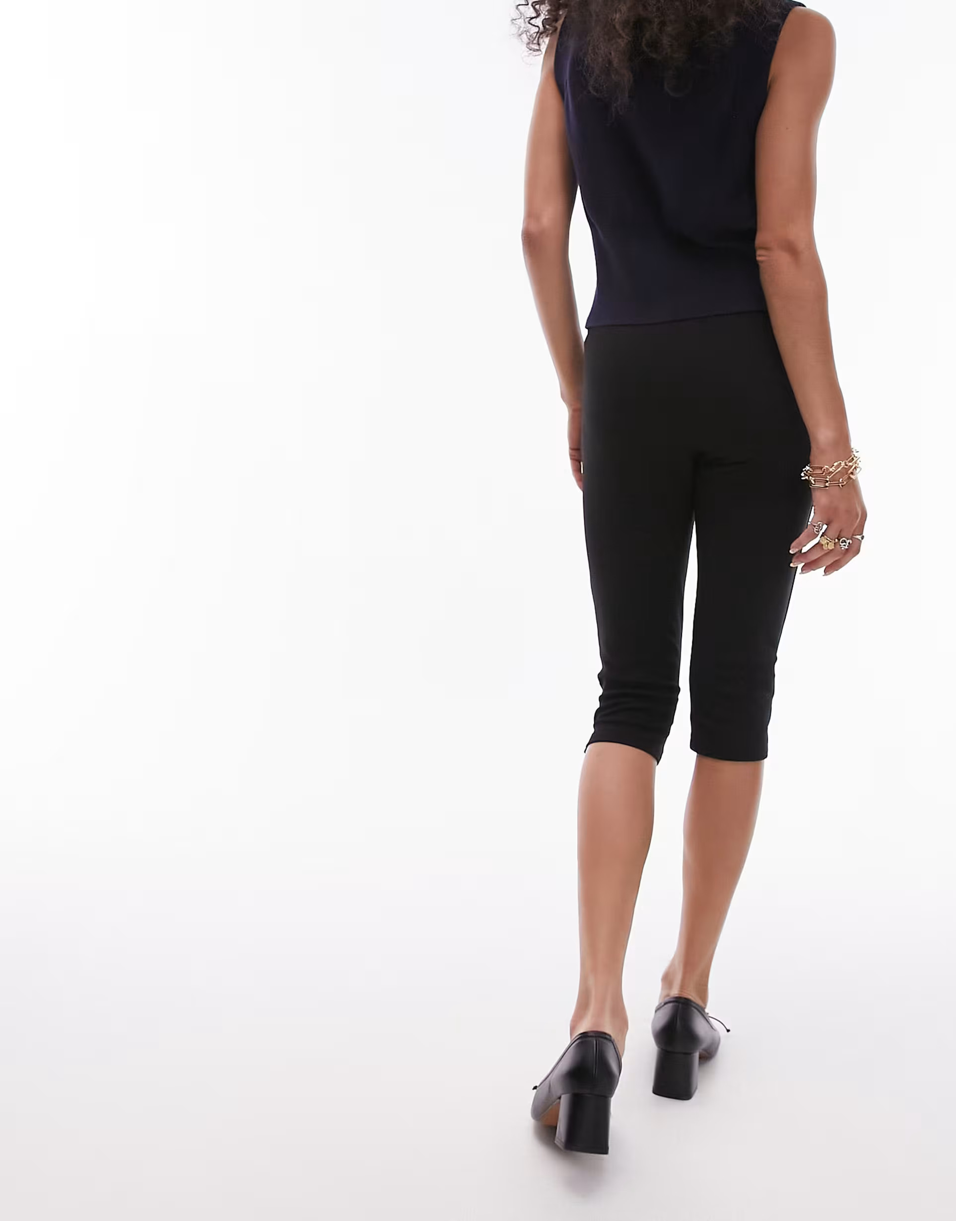 Topshop ponte capris legging in black | ASOS | ASOS (Global)