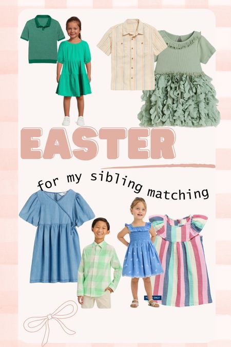 Springtime joy in full bloom! Coordinating Easter outfits for siblings to shine together 🌸👗🐰#SpringFashion #SiblingStyle #EasterOutfits #FamilyFashion #MatchingLooks

#LTKkids #LTKSpringSale #LTKfamily