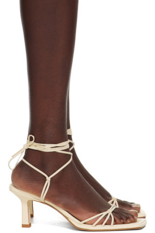Beige Roda Heeled Sandals | SSENSE