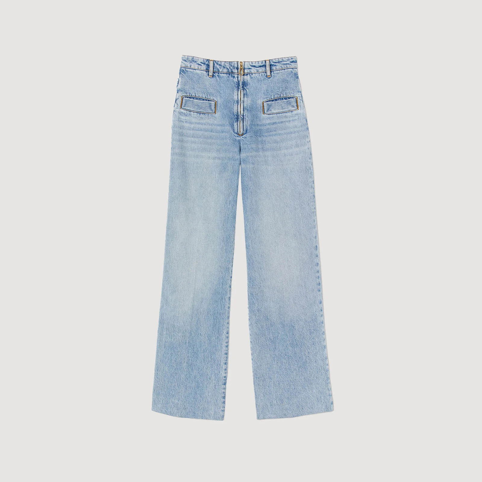 Wide-leg jeans | Sandro US | Sandro-Paris US