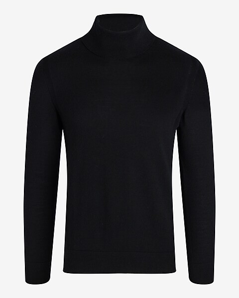 Turtleneck Merino Wool Sweater | Express
