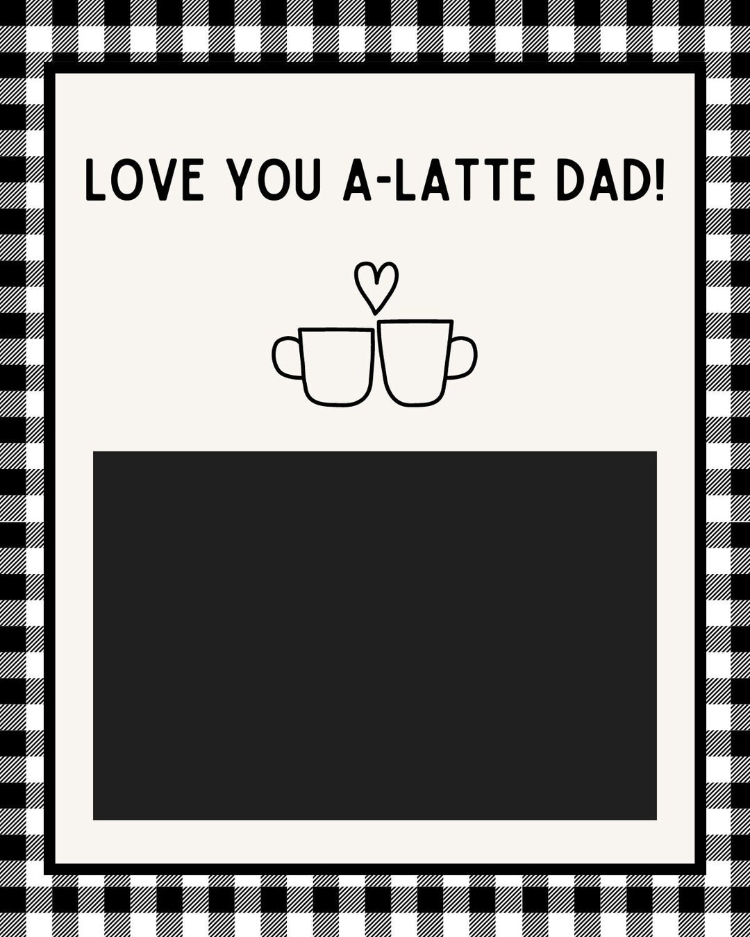 Love You A-latte Dad Gift Tag Father's Day Gift Ideas Tag for Gift Card DIGITAL DOWNLOAD - Etsy | Etsy (US)
