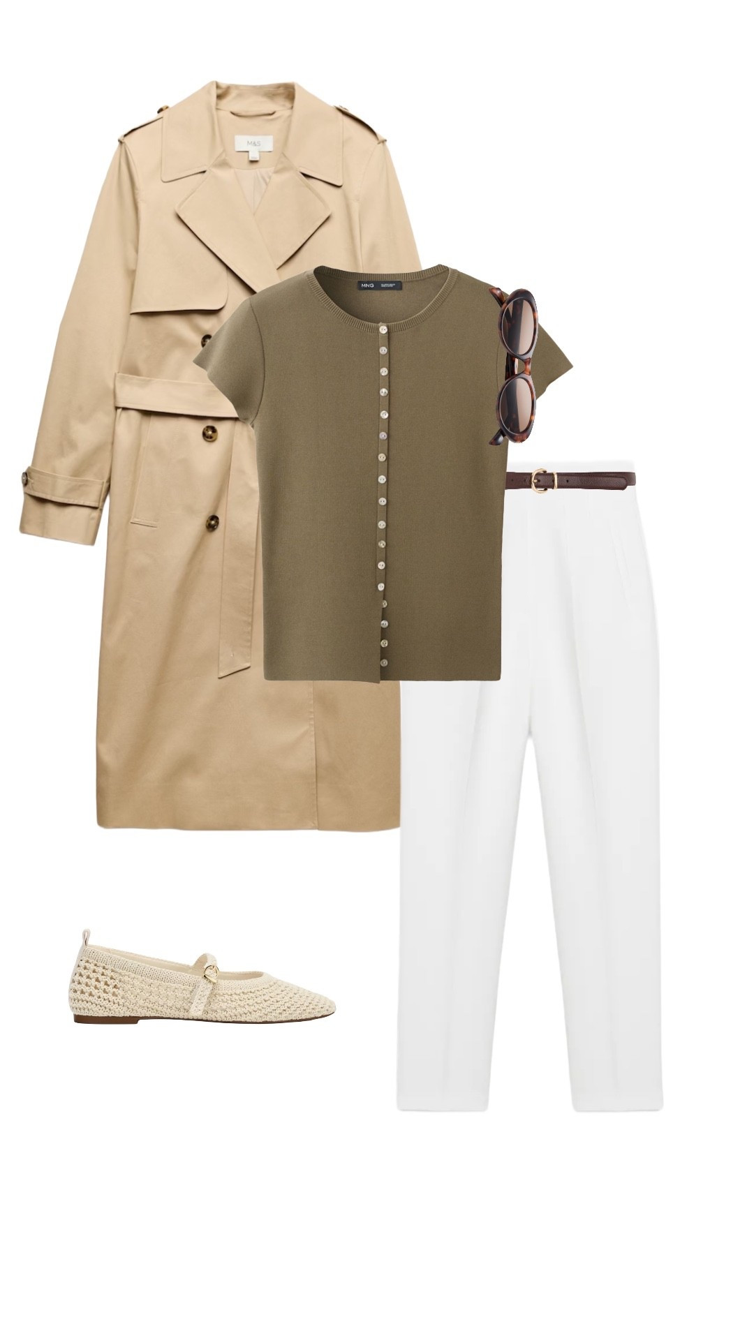 A trench coat office outfit for spring 🤍

#LTKworkwear #LTKuk #LTKspring