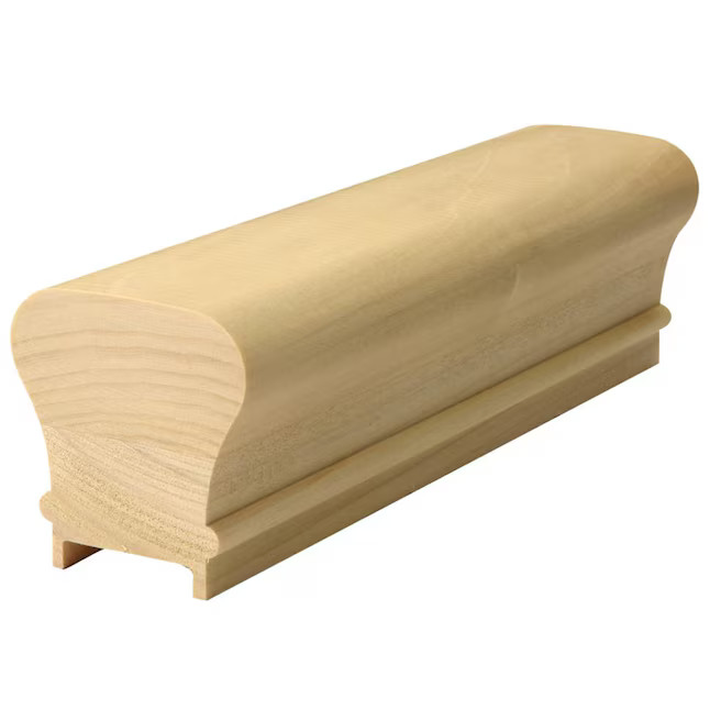L.J. Smith Stair Systems 2.25-in x 96-in Unfinished Wood Poplar Interior 6010 Handrail | Lowe's