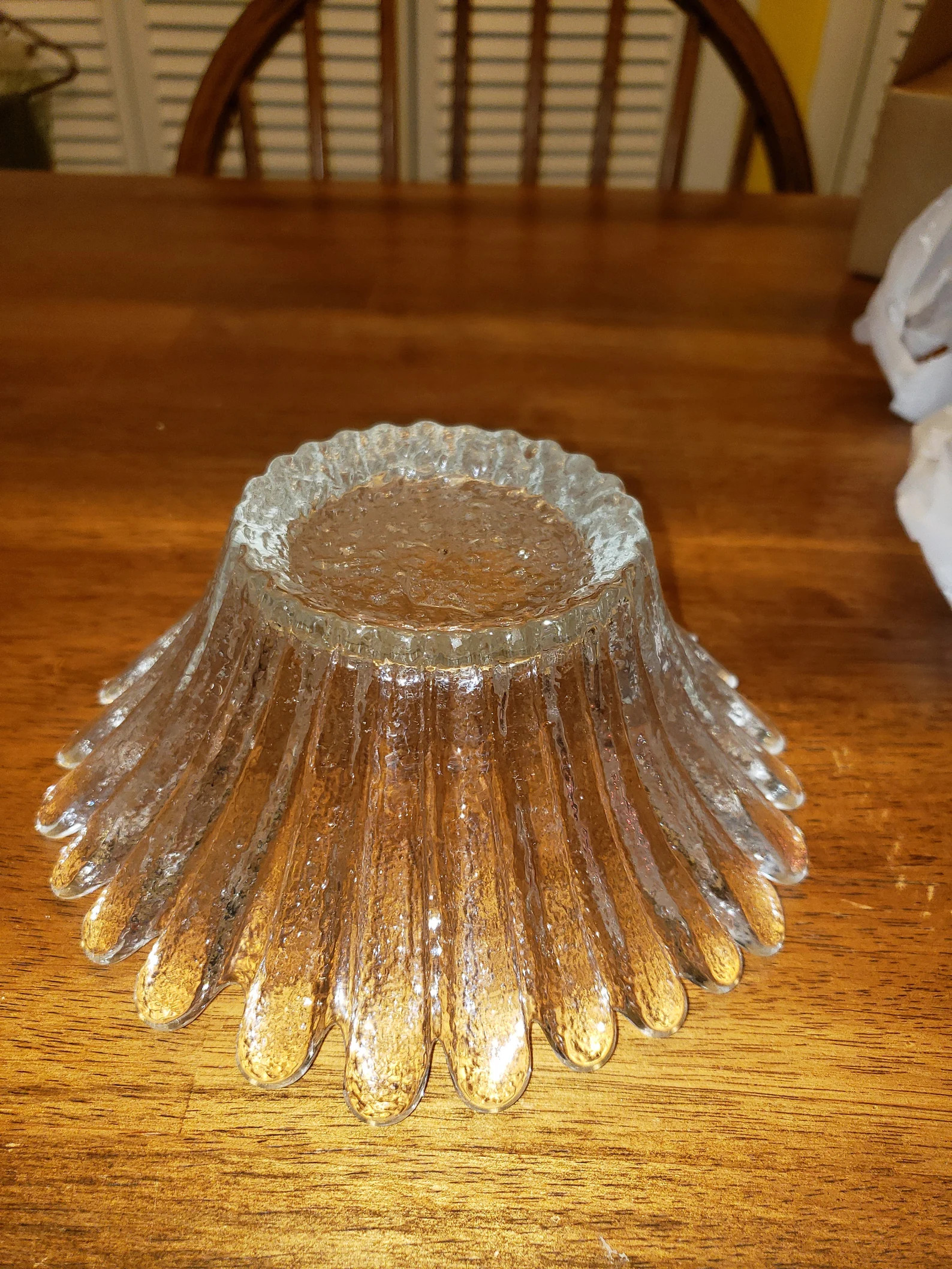 Vintage clear Daisy Flower Blenko. | Etsy (US)