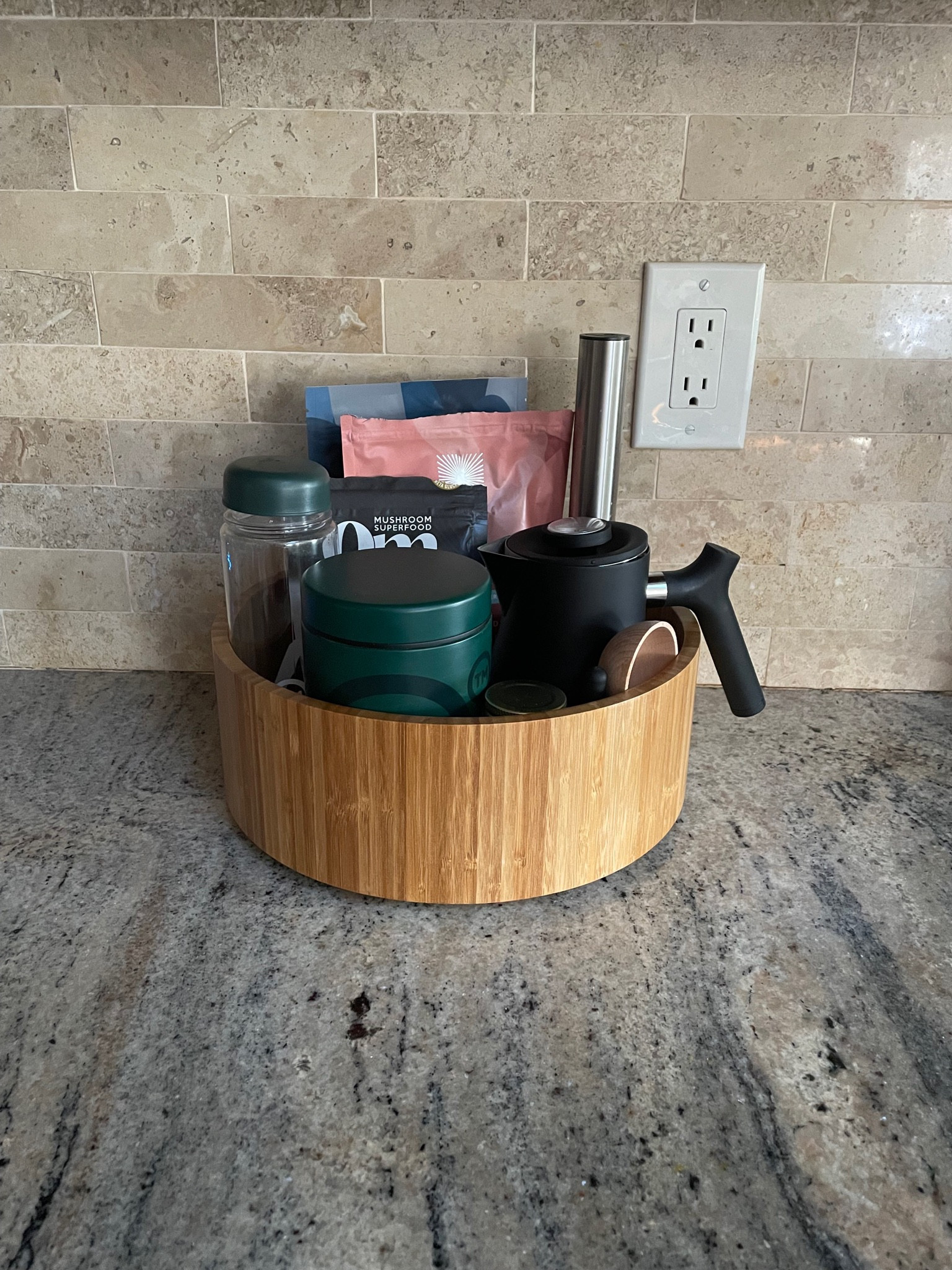 Keeping counters contained with this morning ritual in a turntable ☕️ 

#LTKhome #LTKfamily #LTKunder50