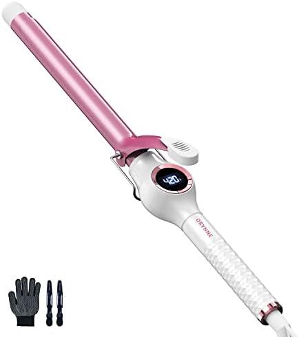 Amazon.com: ORYNNE 3/4 Inch Curling Iron for Tighter Curls, Long Barrel Ceramic Curling Iron with... | Amazon (US)