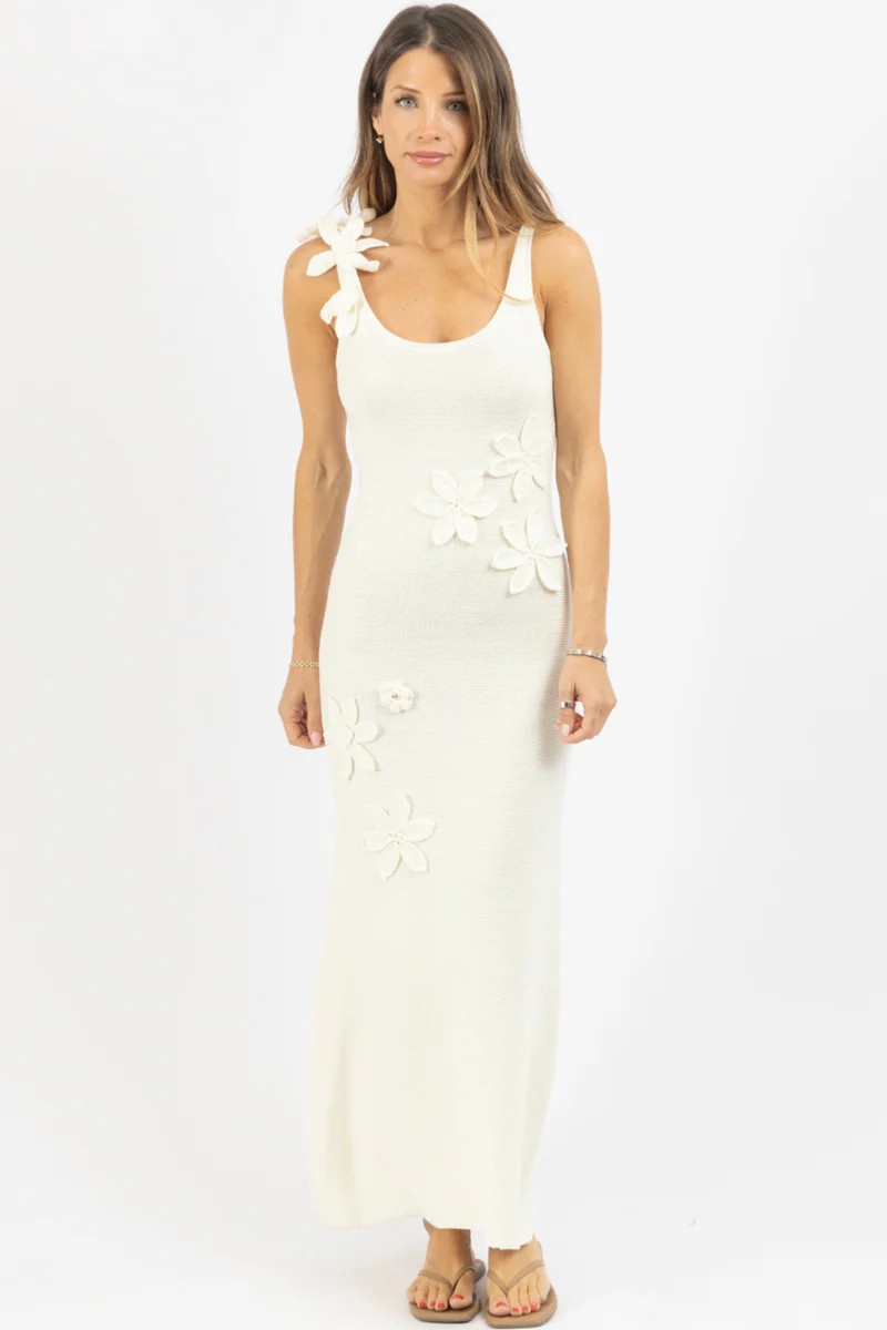 MISHA CREAM KNIT DRESS *BACK IN STOCK* | L'ABEYE