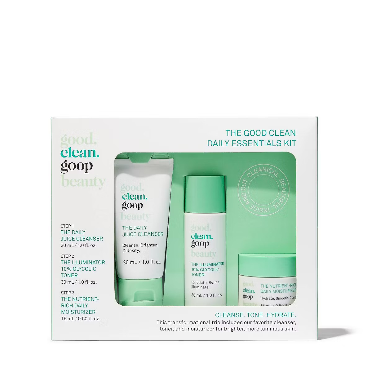 good.clean.goop The Good Clean Daily Essentials Kit - 3pc | Target