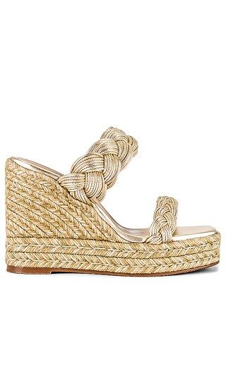 Braida Espadrille Wedge in Platino | Revolve Clothing (Global)