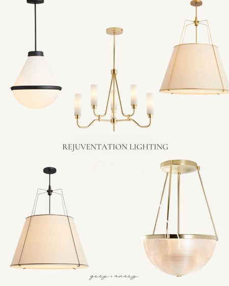 Rejuvenation - ceiling light fixtures, pendent light, chandelier 

#LTKhome