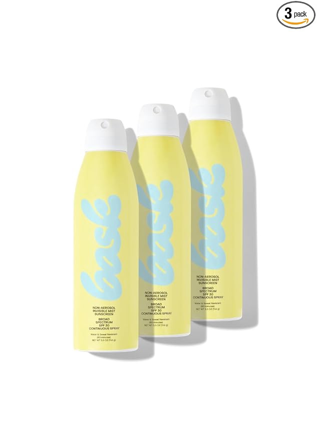 Bask Suncare SPF 30 Sunscreen Spray - Non-Aerosol, Broad Spectrum UVA/UVB Protection, Dermatologi... | Amazon (US)