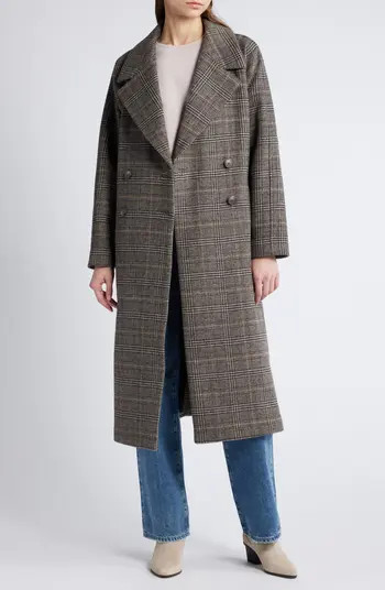 Plaid Winter Trench Coat | Nordstrom
