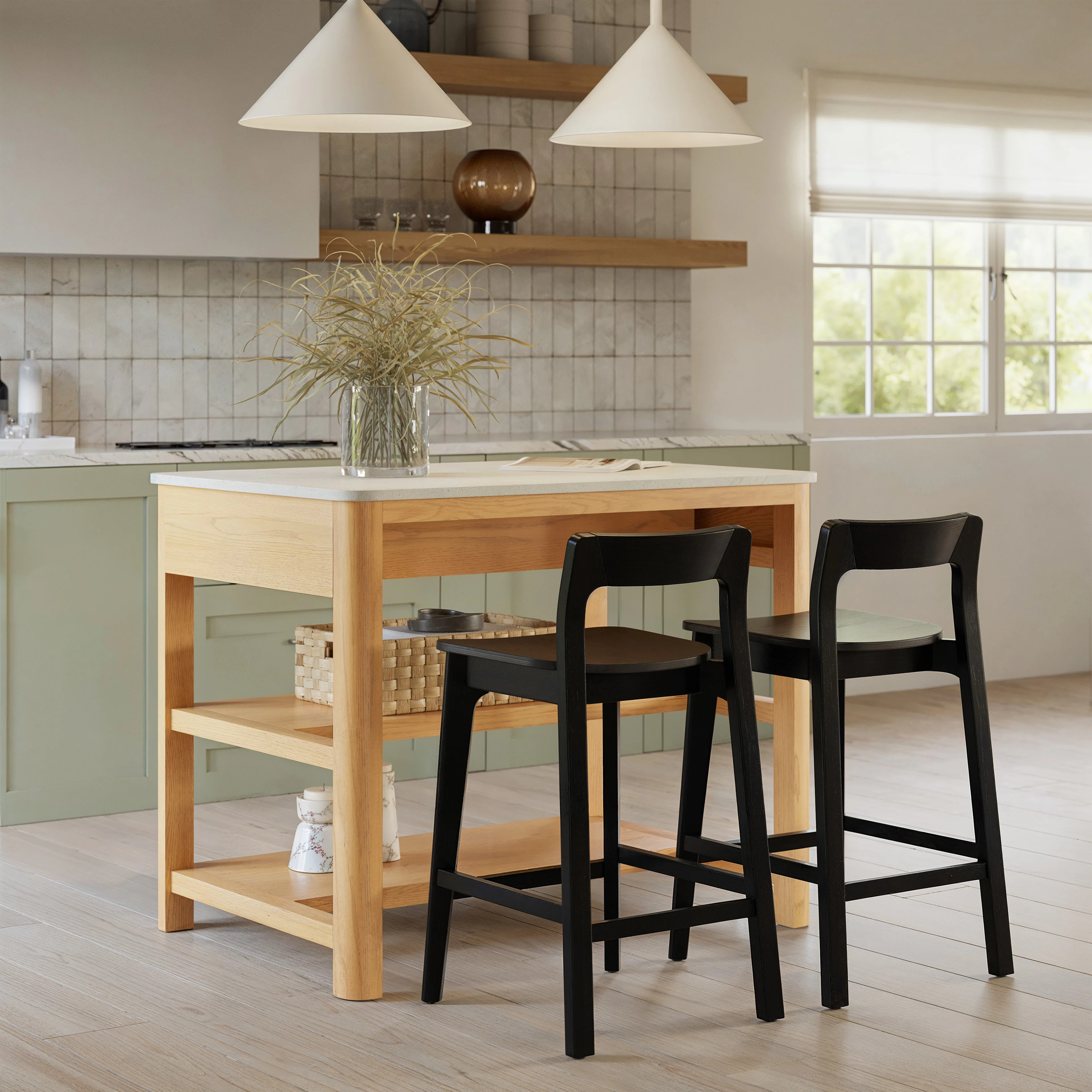 Gusfa Counter Stool - Black | Article