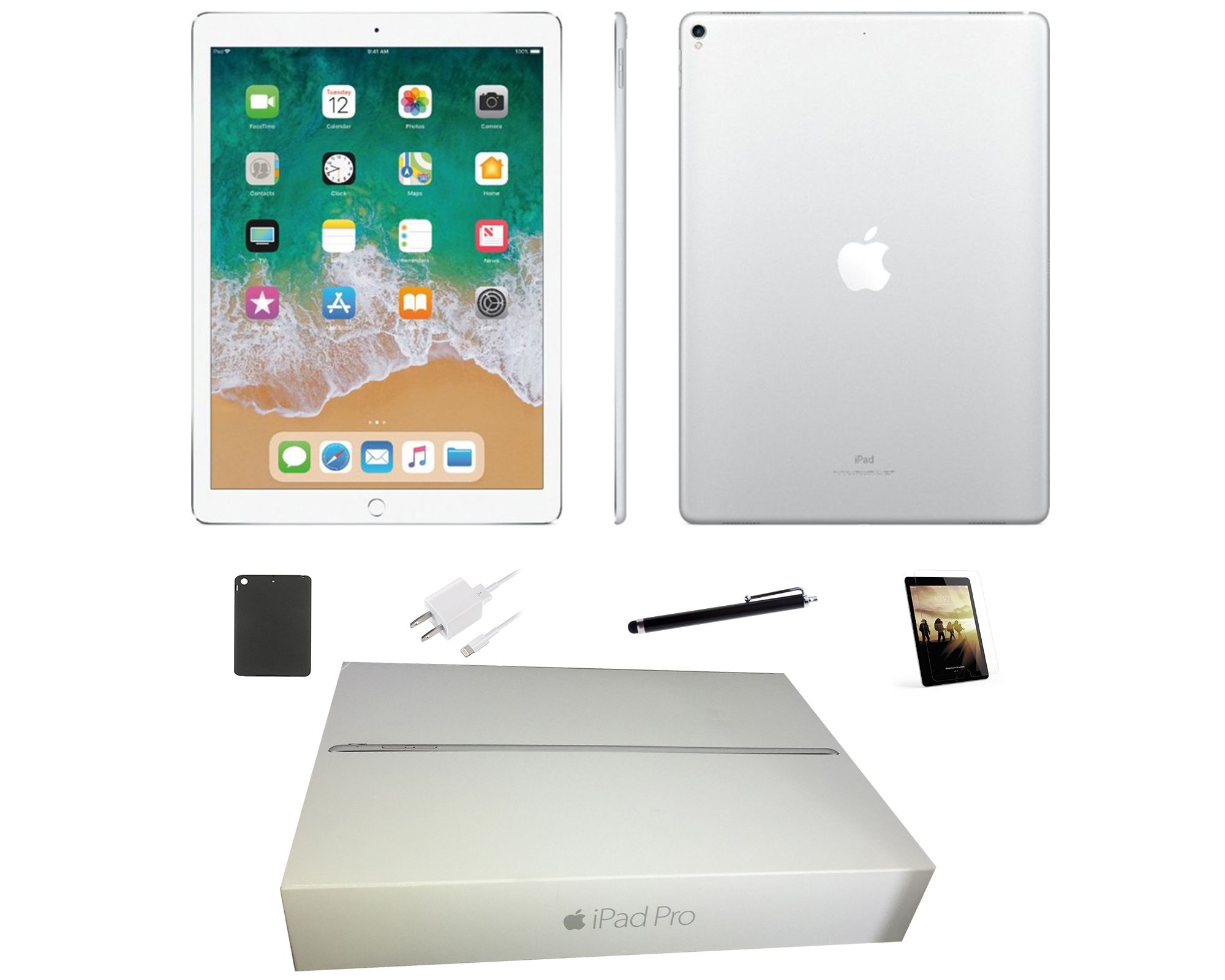 Apple 12.9-Inch Retina Display iPad Pro, Wi-Fi Only, 32GB, Bundle Offer Includes: Tempered Glass,... | Walmart (US)