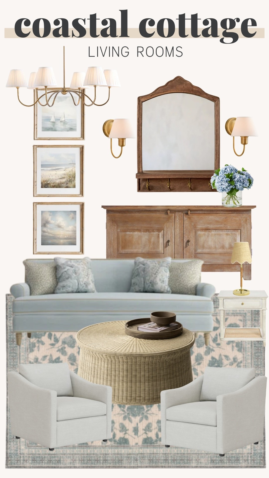 Coastal cottage living room! 


Couch, beach house, cottage core, blue, cute, coffee table, wall art, mirror, accent table 

#LTKTravel #LTKHome #LTKStyleTip
