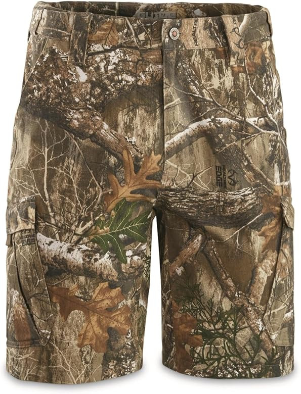 Guide Gear Men’s Camo Cargo Shorts, Cotton & Polyester Bermudas for Work, Casual, Hiking and Hu... | Amazon (US)