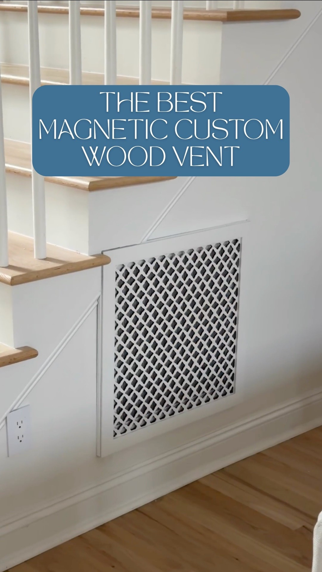If you've been looking for an easy way to upgrade your vents, these magnetic custom wood vents are it! They install so easily and the difference they make in a space is just incredible.

custom vent cover, wood vent, easy home upgrade, home renovation detail, interior styling hack, renter friendly, affordable upgrade, Amazon home finds

#LTKHome