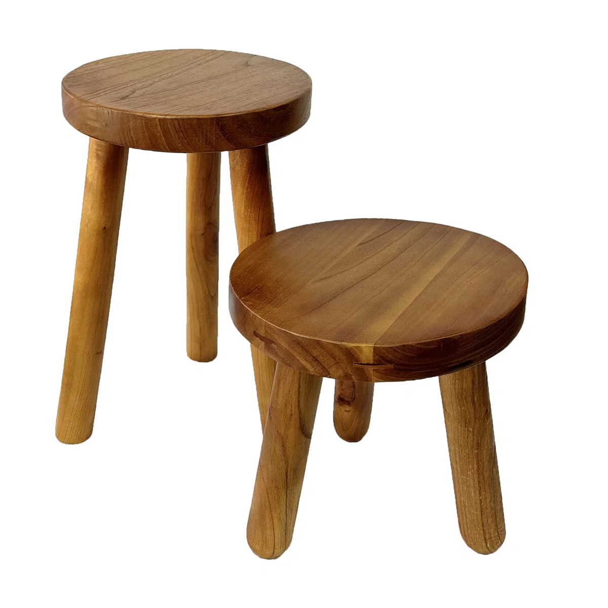 Teak Wood Plant Stand Set Of 2 | Wayfair North America