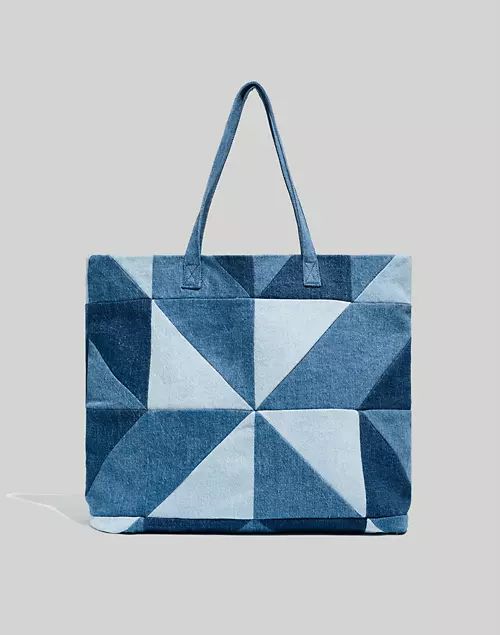 Madewell x REKUT Upcycled Denim Patchwork Tote Bag | Madewell