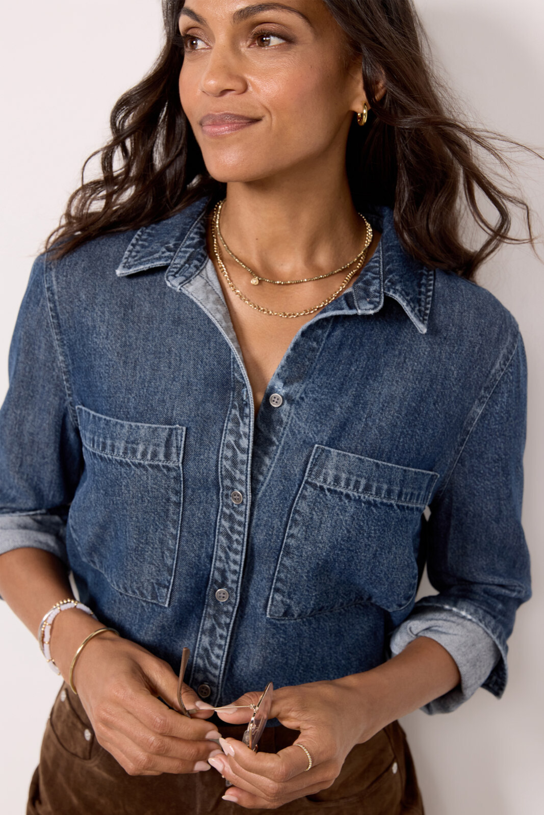 Denim Shirt | Evereve