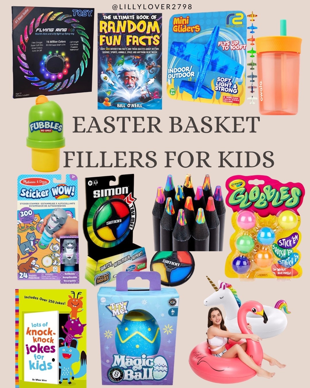 Easter Basket Ideas for Kids | Cute + Fun Fillers for Boys & Girls

The cutest Easter basket ideas for kids 🐰✨

Fun toys, games, outdoor activities, and little surprises that make the perfect basket fillers!

Great for boys & girls of all ages—everything is affordable and easy to mix & match 💛

All my favorites linked below👇

easter basket ideas 
easter basket fillers kids
easter gifts for kids
toddler easter basket
kids gift ideas
easter toys
spring toys kids
affordable kids gifts

#ltkfinds #ltkstyle #ltkgiftguide #ltkseasonal #easterbasketideas #easterbasketfillers #eastergifts #kidsgiftideas #toysforkids #springgifts #affordablegifts #easterforkids

#LTKKids #LTKSeasonal #LTKSaleAlert