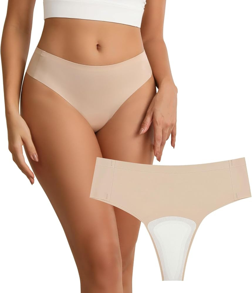 Camel Toe Cover Thong/Camel Toe Concealer Underwear/Cameltoe Hider Built in Latex Cover to Hide F... | Amazon (CA)