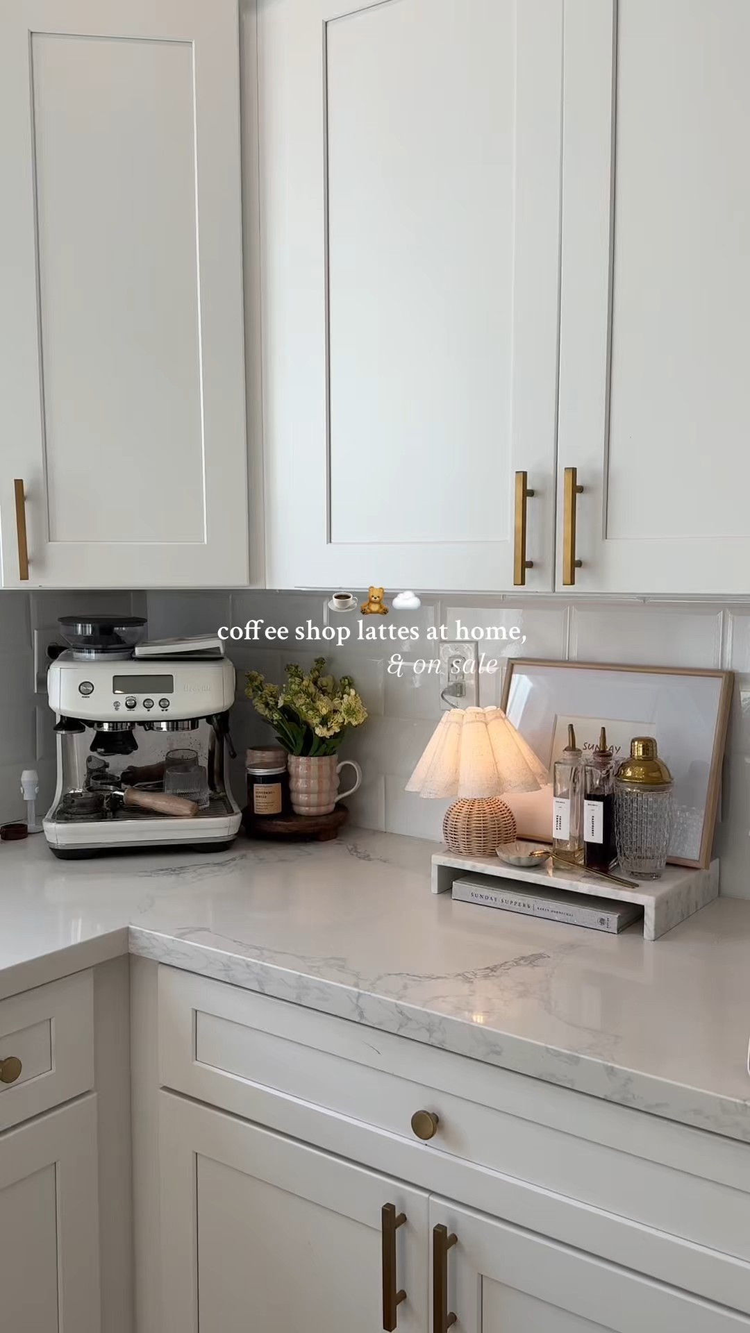 Coffee bar, espresso machine, coffee bar decor