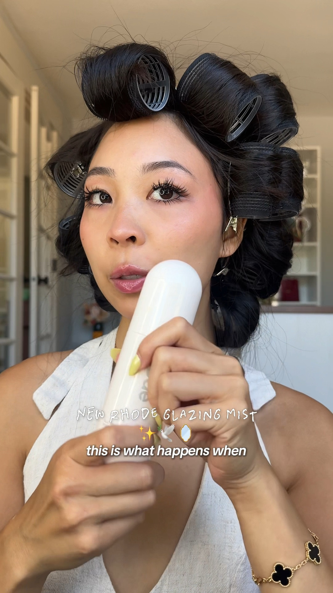 a healthy summer glow with the help of rhode’s brand new face mist!! under skincare or over makeup for that dewy shimmer look 😚

#LTKSaleAlert #LTKSeasonal #LTKBeauty