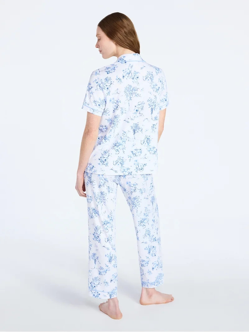 Best seller Fantaslook Womens Pajamas Sets Long Sleeve Shirts and Jogger Pants With Pockets Two P... | Walmart (US)