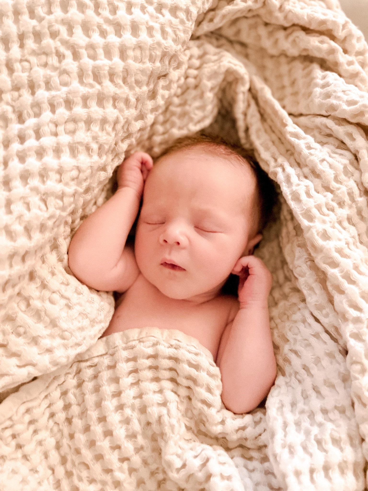 Wes’ waffle blanket 