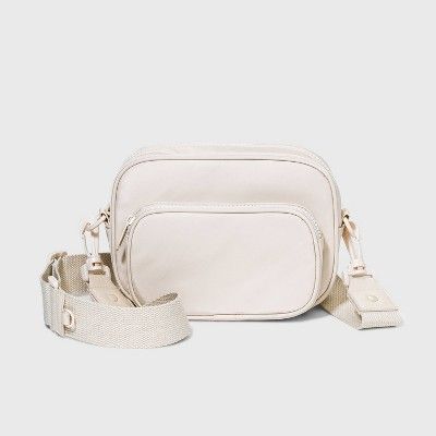 Camera Crossbody Bag with Pouch - Wild Fable&#8482; Cream | Target