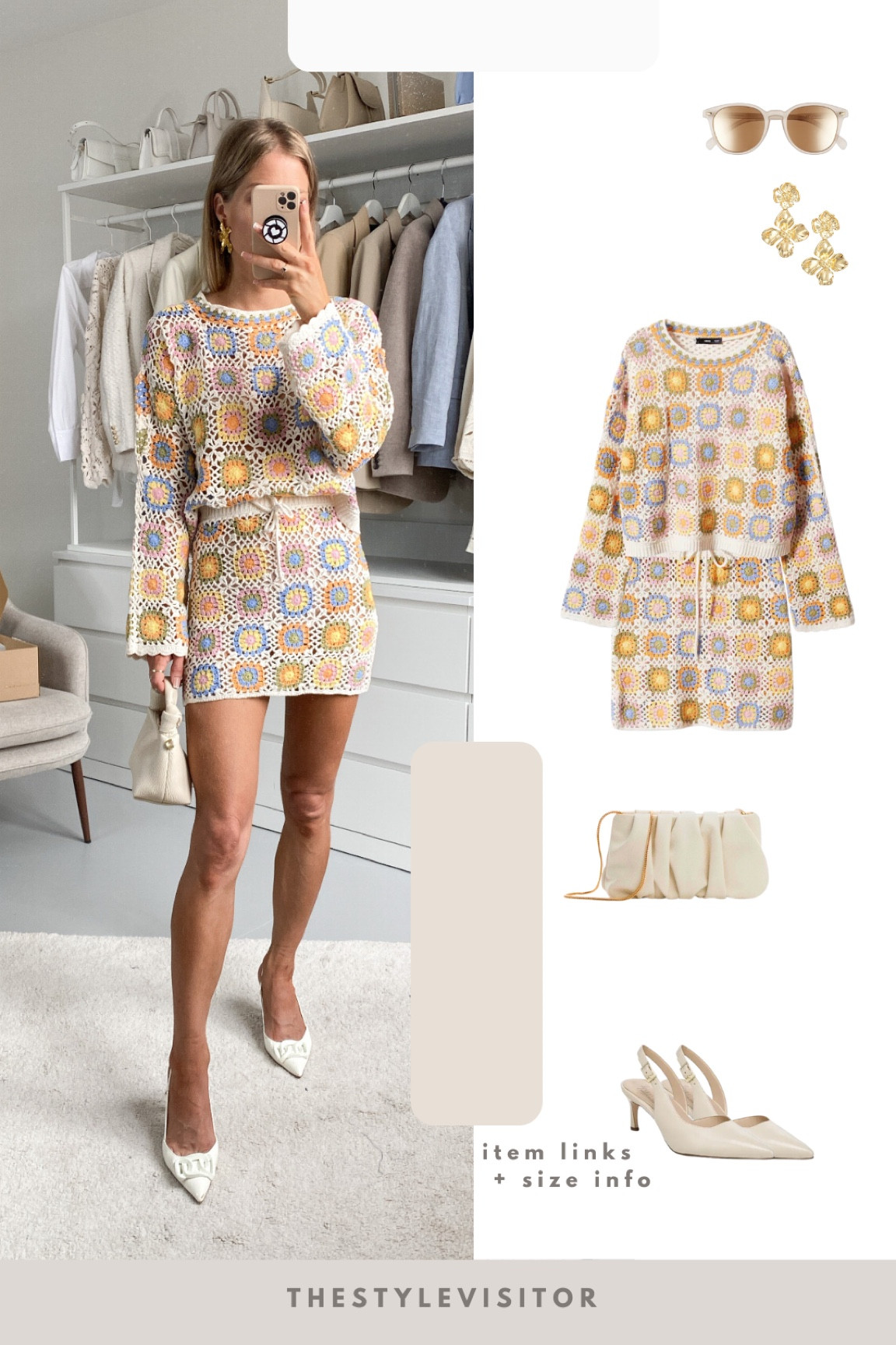 Holiday two piece set with square pattern, wearing the knit in xxs and top in s. Lovely for a hot date at the beach or a holiday or vacation setting. Read the size guide/size reviews to pick the right size.

Leave a 🖤 to favorite this post and come back later to shop

Knit set, knit co ord, crochet skirt, crochet top

#LTKeurope #LTKSeasonal