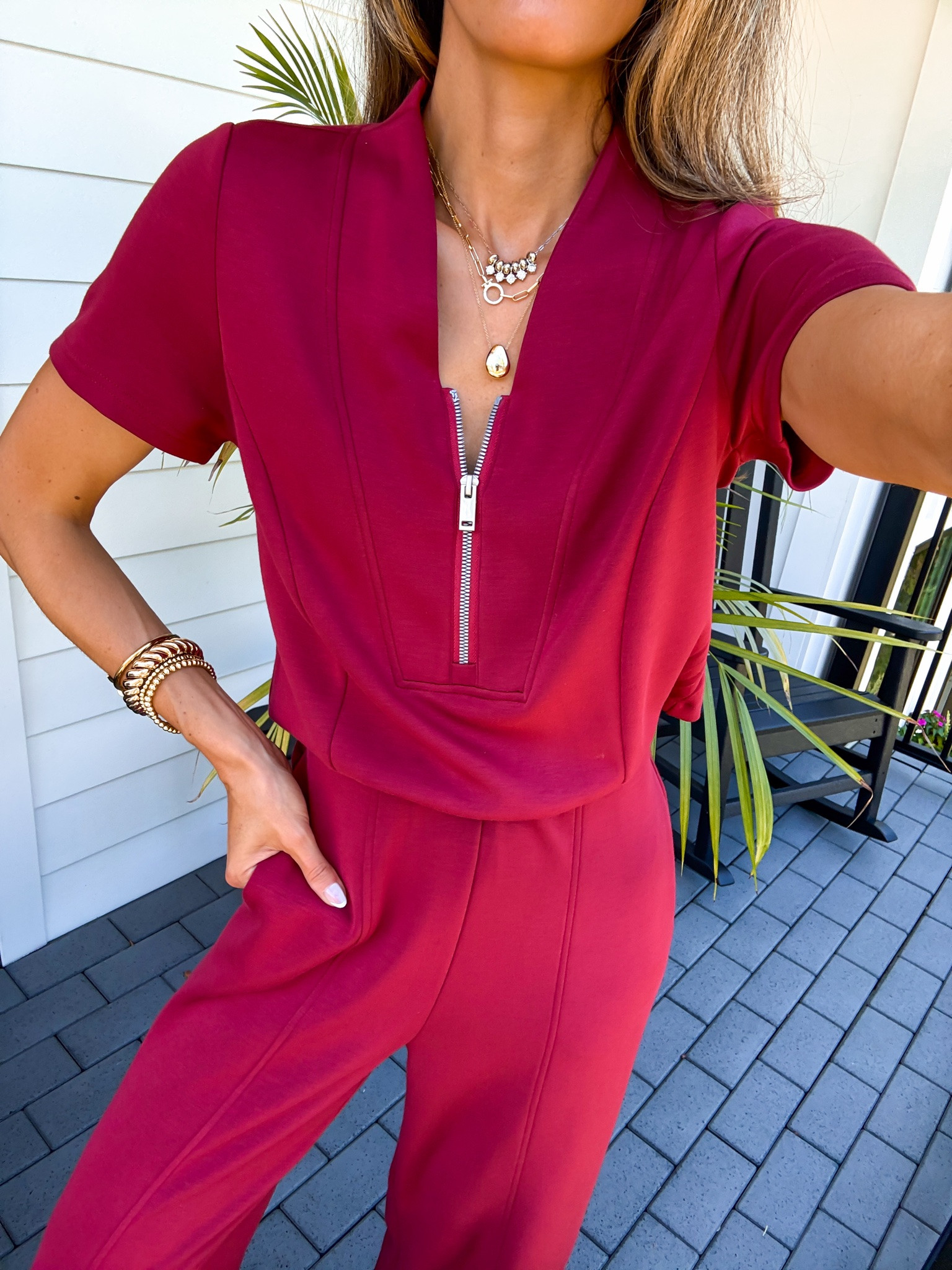 Scroll to shop. Amazon wrinkle free jumpsuit - wearing my true to size. Follow for more.

#LTKootd #LTKTravel #LTKmomlife
